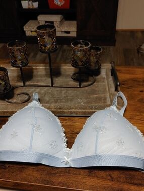 NWOT XXL Sexy Snowflake Pink By Victoria's Secret Padded Wire Free Push-up Bra